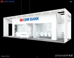 10x40 Inline booth design by Pro-X Exhibits